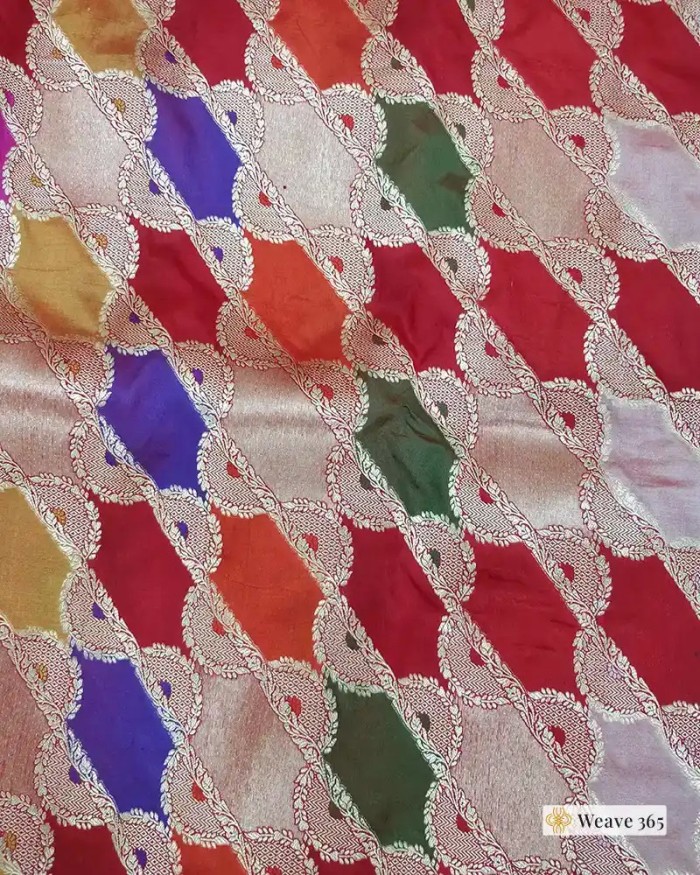 Pure Katan Silk Rangkat Saree – Weave 365